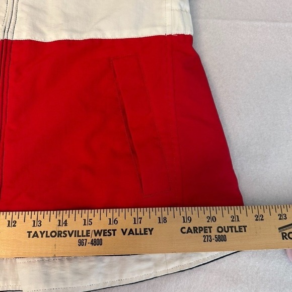 Tommy Hilfiger Jacket Womens Medium Coastal Yachting Sailing Colorblock Hooded - Picture 9 of 12